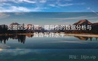 觅圈四步对照：提升你的数据分析与报告写作水平