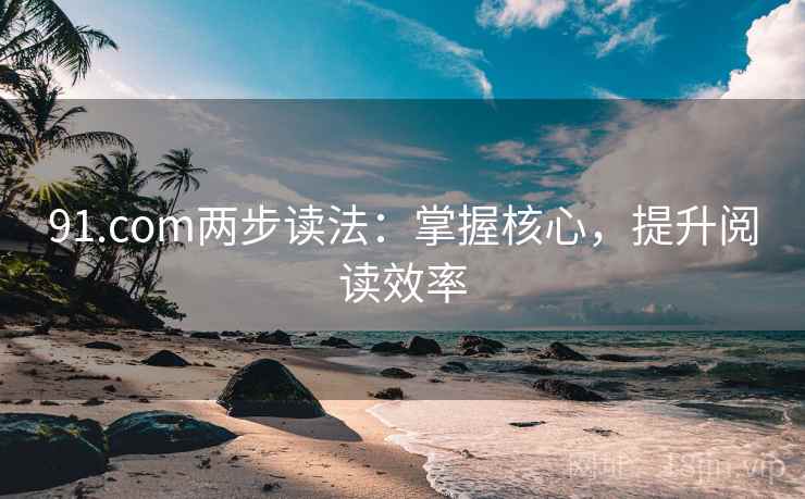 91.com两步读法:掌握核心,提升阅读效率 91.com两步读法:掌握核心,提升阅读效率